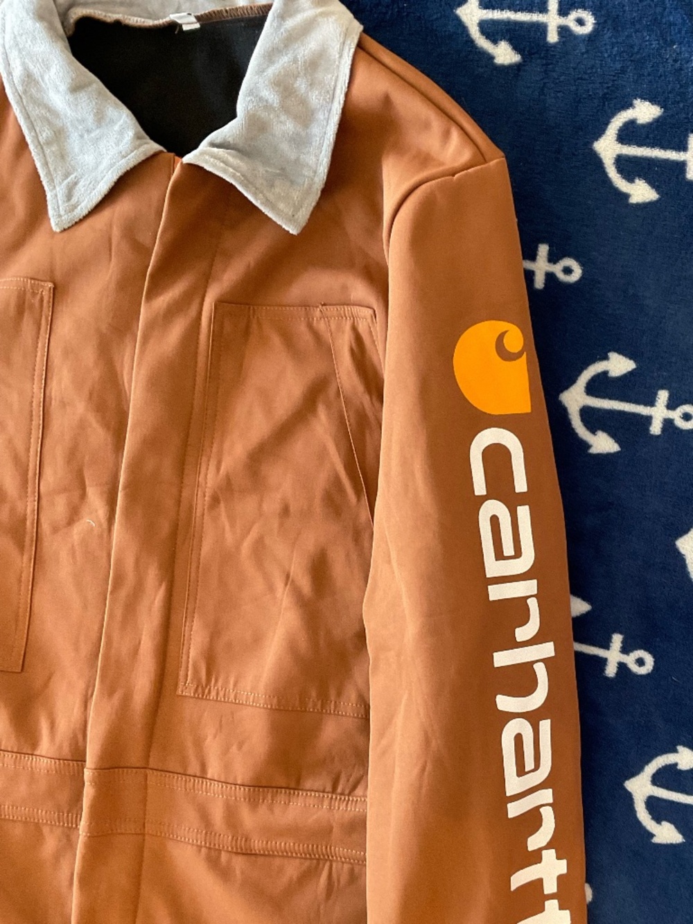 CARHARTT- Duck Insulated Coverall-Jumpsuit-Brown-XL